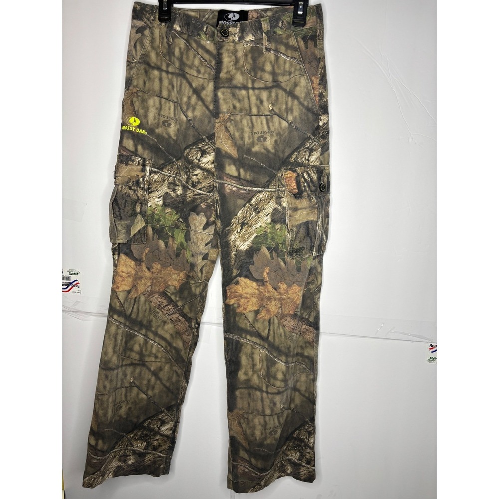 Mossy Oak Kids Camoโ Cargo Pants Outdoor Hunting Fishing Size XXL